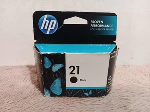 HP 21 schwarze Tintendruckerpatrone brandneu versiegelt Ablaufdatum Oktober 2015 - Bild 1 von 4