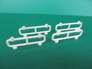 Lego 4 x 2486 Zaun Elemente Gartenzaun weiß Absperrung 6597 6338  (300424S1) - Bild 1 von 1