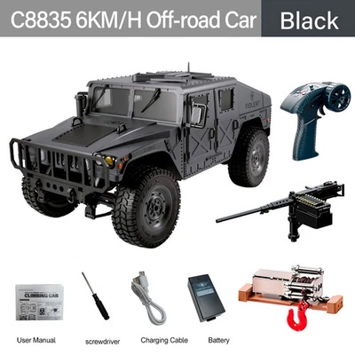 JJRC C8835 RC Off-Road Car Jeep 4WD 2.4G Remote Control Climbing Crawler Vehicle - Image 1 of 4