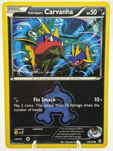 2015 Pokemon, Double Crisis, #20/34 Team Aqua's Carvanha, Common - Bild 1 von 2