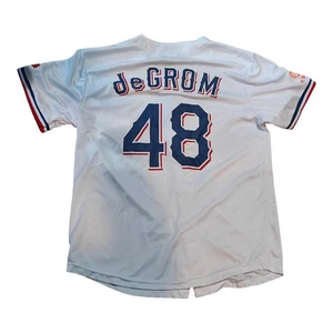 Camiseta deportiva réplica de Jacob deGrom de los Texas Rangers talla M ¡LEER!! - Imagen 1 de 8