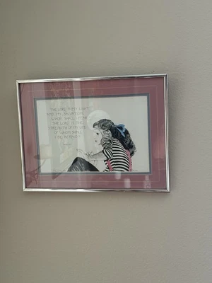 Violet Stiles - Psalm 27:1 "The Lord is My Light" - Signed & Numbered 3/250 Rare - Image 1 of 4