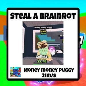 Steal A Brainrot - Money Money Puggy - Secret 21M/s Normal - Picture 1 of 1