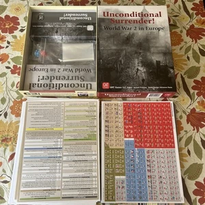 GMT Games, Unconditional Surrender World war 2 in Europe, Complete Unpunched - Picture 1 of 9