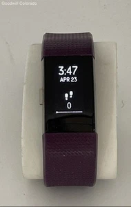 Fitbit Charge 2 Heart Rate Monitor Smart Watch w/ Purple Wristband - Photo 1 sur 6