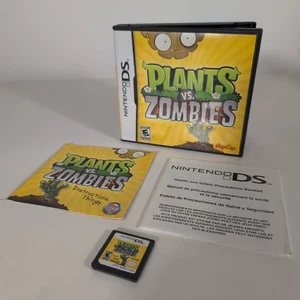 Plants vs. Zombies (Nintendo DS, 2011) Complete CIB W/ Manual & Inserts Pop Cap - Picture 1 of 5