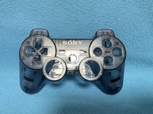 Official PS3 Dual Shock 3 Controller Clear Transparent Grey Case Shell Only - Picture 1 of 16