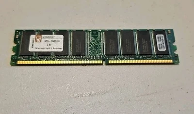 1GB PC-3200 KINGSTON KTH-D530/1G SAMSUNG DDR-400 MEMORY KIT DDR1 PC3200 - Image 1 of 2