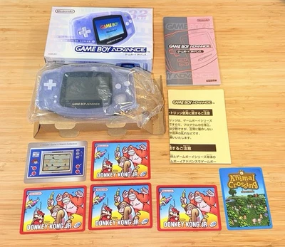 Japanese Nintendo Game Boy Advance Glacier Blue AGB-001 “Opened But Never Used” - Image 1 of 4