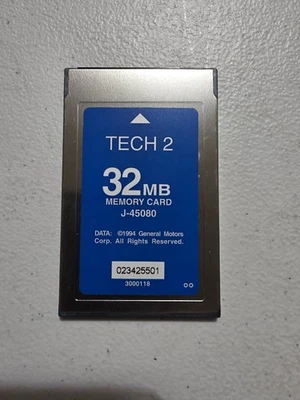 GM Tech 2 Diagnostic Scan Tool 32MB Memory Card J-45080 Pre-Owned - Image 1 of 4