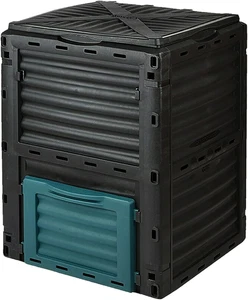300L Outdoor Garden Compost Bin Eco Friendly Organic Waste Converter + Gardenin - Picture 1 of 12