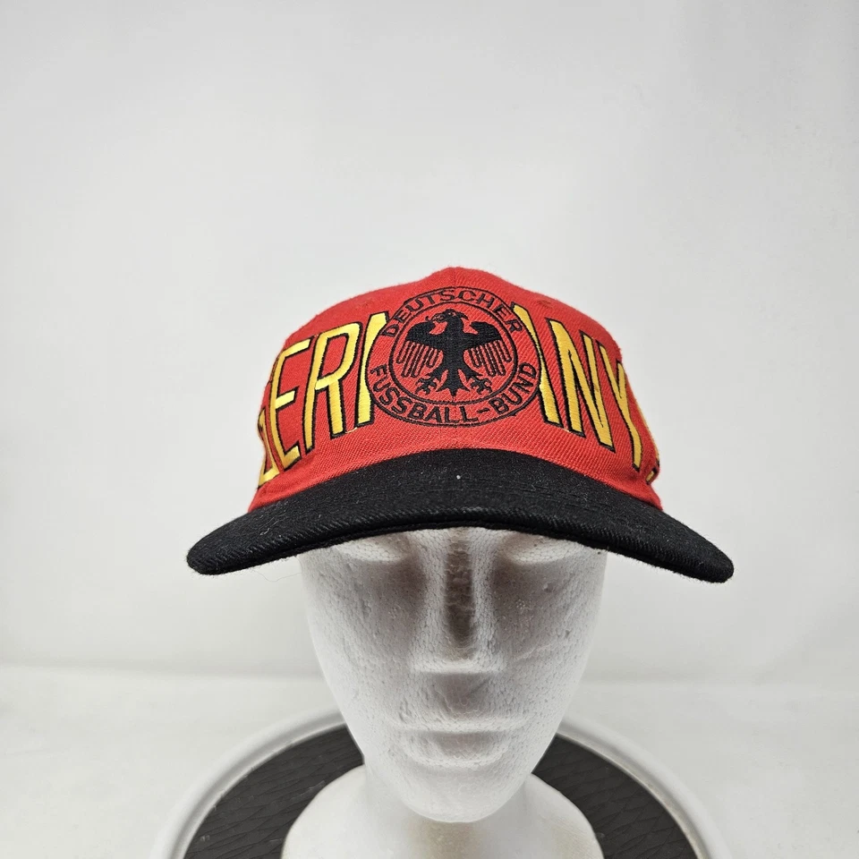 Gorra de fútbol vintage de la selección nacional de Alemania con espalda a presión para hombre talla única Adidas Foto 1 de 4