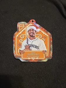 2024 Topps Holiday - Oversized Ornaments Die-Cuts Julio Rodriguez #MLBO-14 - Bild 1 von 2