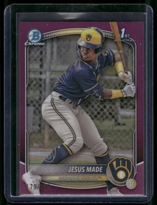 2025 Bowman Jesus Made #BCP-50 1st Prospect Fuchsia Refractor /199 - Bild 1 von 2