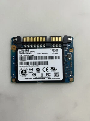 Toshiba THNSNB128GMSJ 128GB Half Slim 2.5" SATAIII 6Gbps SSD - Image 1 of 4