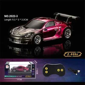 1:43 RC Car Mini 2.4g Light Gold-plated Remote Control Racing Car Model Toy - Picture 1 of 27