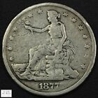 1877 S Trade Silver Dollar $1 - Damaged/Bent