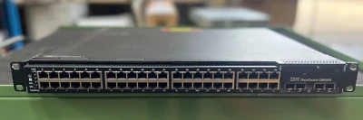 IBM RackSwitch G8000R 44 Ports Gigabit Ethernet Switch 4x SFP l 2x PSU - Image 1 of 4