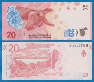 Argentina 20 Pesos P 361 2017 UNC Serie "B" - Picture 1 of 1