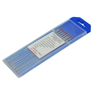 TIG Welding Tungsten Electrodes 2% Thoriated 2.4x150mm 3/32" x 6" WT20 Red 10pk - Picture 1 of 7