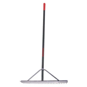 RAZOR-BACK 63137GR Landscape Rake,30 in. W,Aluminum Handle 49AF62 - Picture 1 of 2