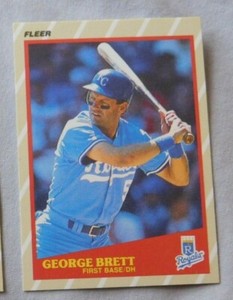 1989 Fleer SuperStars #5 George Brett Kansas City Royals Baseball Card