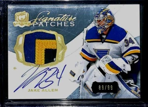 2014-15 Upper Deck Exquisite Patch Autograph #SP-JA Jake Allen No 89 of 99 - Picture 1 of 2