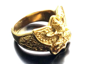 Anillo Mágico Holy King Garuda Hecho de Oro Mixto 18K, Top Potentes Amuletos Tailandeses - Imagen 1 de 4