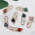 1Pc Two Color Fashion Pearl Brooch Cardigan Clip Rhinestones Jewelry Suit Brooch