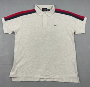 Ralph Lauren Polo Jeans Co Hemd Herren Large Beige Kurzarm Rugby Flagge - Bild 1 von 15