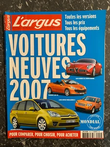 Magazine L'Argus N°19 voitures neuves 2007 - Bild 1 von 1