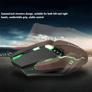 Viper 1600 DPI Mouse Desktop Notebook Universal M11 E-Sports USB Luminous Mouse - Picture 1 of 5