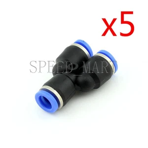 5 piezas Conector de aire neumático tipo Y PY10 3 vías 3 vías manguera de tubo de 10 mm - Imagen 1 de 2