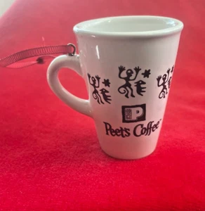 Peet's Coffee & Tea Ceramic Tribal Hanging Ornament - Picture 1 of 9