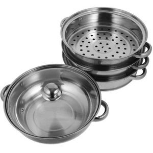 Steamer Pan Insert Food Steamer Pot Large Steamer Pot Vegetable Steamer Pot - Picture 1 of 12