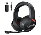 Binnune Wireless Gaming Headset With Microphone For Pc Ps4 Ps5 Playstation 4 5,