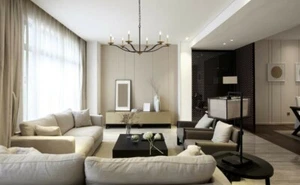 Chandelier Brass Black Rustic Farmhouse Hanging Ceiling Lighting Light Fixture - Picture 1 of 8