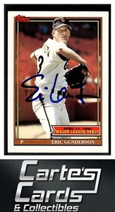 Eric Gunderson 1991 Topps Debut #61 Giants TTM/IP Signed Autographed