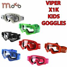 Viper Kids X1K Goggles Youth Junior Motocross ATV Off Road Goggles Quad Kart M/X