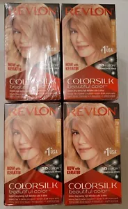12 Pks REVLON Colorsilk Beautiful Color Permanent 70 Medium Ash Blonde. - Picture 1 of 3