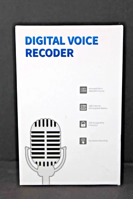 NIB Milaloko v3 8GB Digital Voice Recorder for Lectures Meetings Interview New! - Image 1 of 4