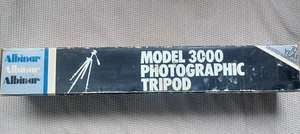 Albinar Model 3000 Photographic Tripod 20-3/4" to 54-3/4" in Box - Picture 1 of 1