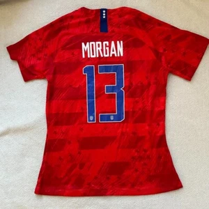 Nike Dri-Fit Morgan Team USA World Cup Soccer Jersey Away XL Red - Picture 1 of 7