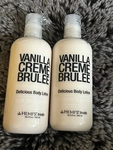 Hempz Treats Vanilla Creme Brulee Body Lotion 16.5 oz New X2 - Picture 1 of 2