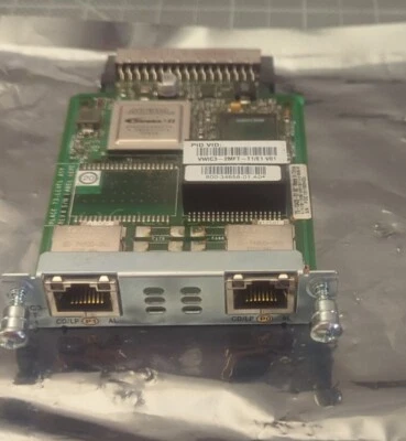 Cisco VWIC3-2MFT-T1/E1 2-Port WAN/Voice Multiflex Module - 1 Year Warranty - Image 1 of 4