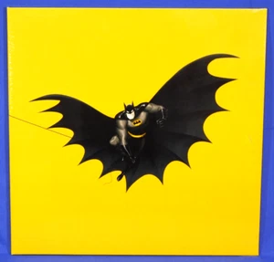 MONDO BATMAN THE ANIMATED SERIES DIE-CUT BAT-SHAPED VINYL RECORD 2014 ELFMAN - Picture 1 of 7