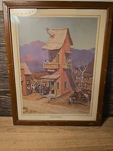 Lloyd Mitchell stampa d'epoca Oak Creek Annie's 1972 albero magro 12x16 - Foto 1 di 10