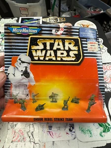 Star Wars Micro Machines Endor Rebel Strike Team - Brandneu (mit Regalspuren) - Bild 1 von 21