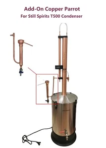 Add-On Copper Parrot for Still spirits Copper/Stainless steel Reflux Condenser - Picture 1 of 7