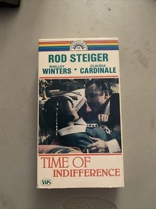 Goodtimes Video Time Of Indifference Very Rare 1964 Film 1986 VHS Shelly Winters - Picture 1 of 5